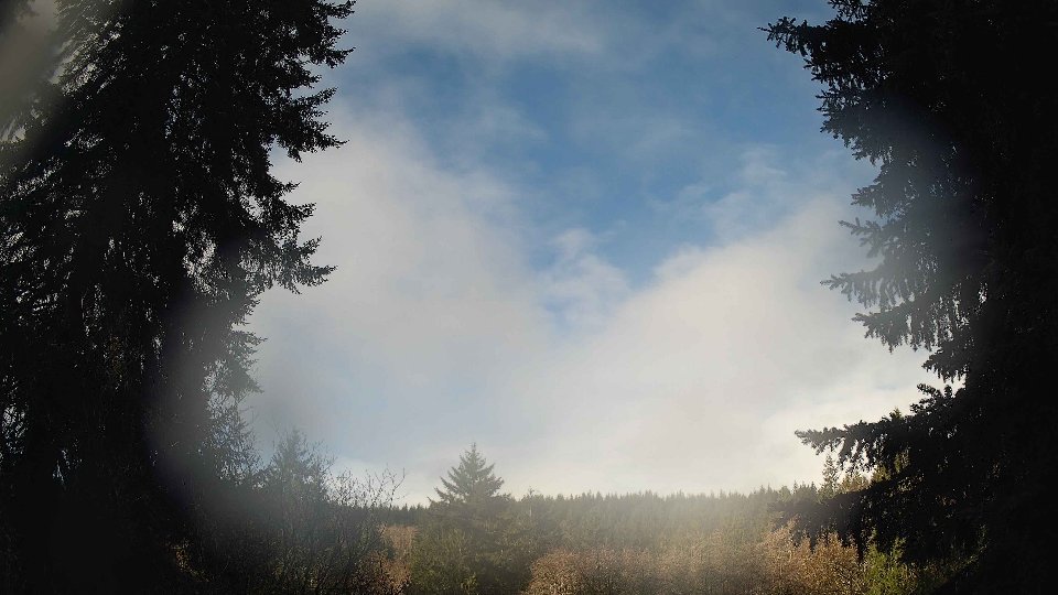 Pacific Northwest skyline timelapse frame from Apr 2nd, 2026 at 8:45 AM