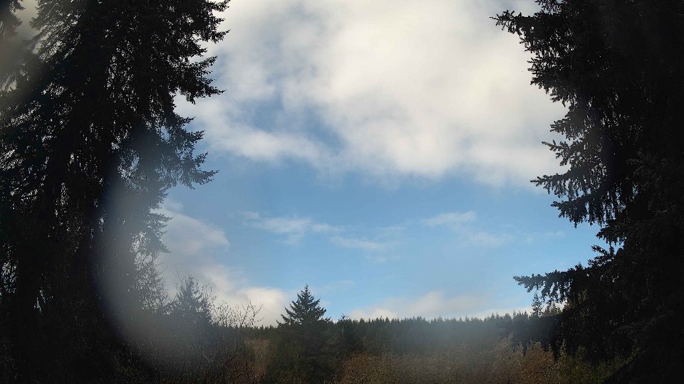 Pacific Northwest skyline timelapse frame from Apr 2nd, 2026 at 9:30 AM