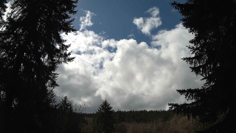 Pacific Northwest skyline timelapse frame from Apr 2nd, 2026 at 1:15 PM
