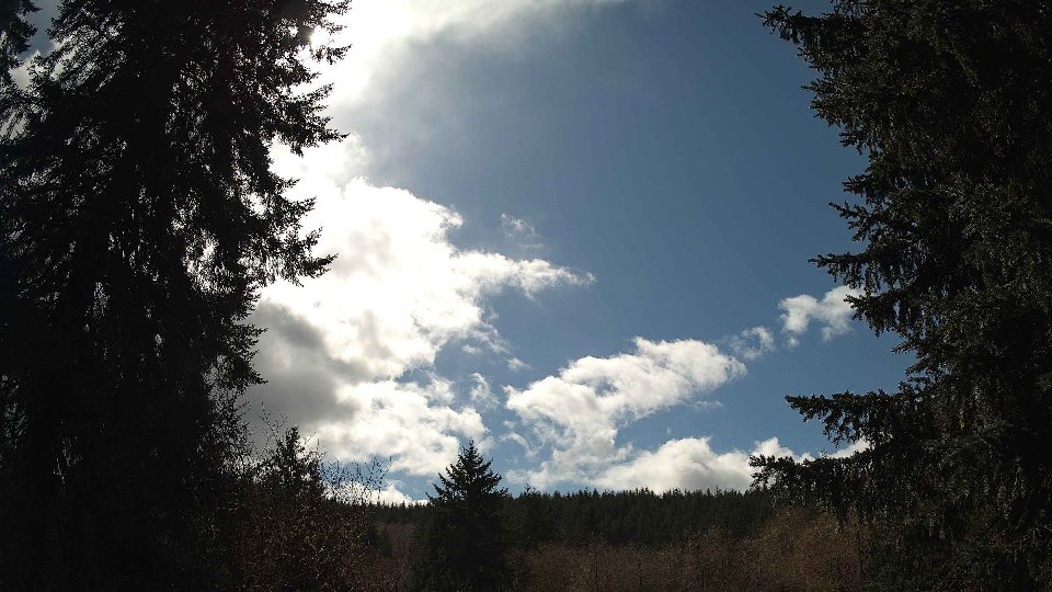 Pacific Northwest skyline timelapse frame from Apr 2nd, 2026 at 2:15 PM