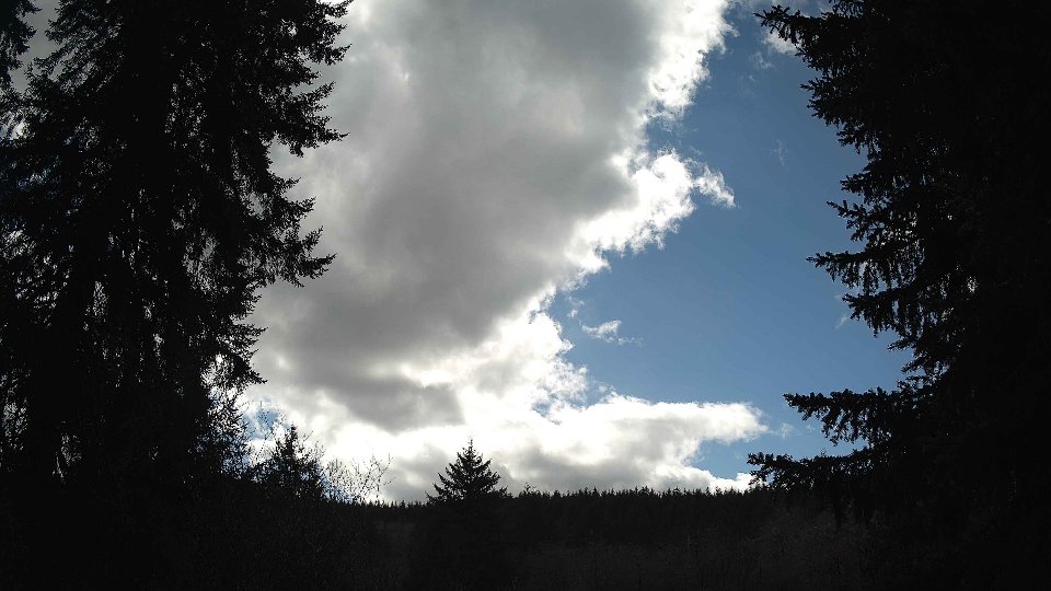 Pacific Northwest skyline timelapse frame from Apr 2nd, 2026 at 2:45 PM