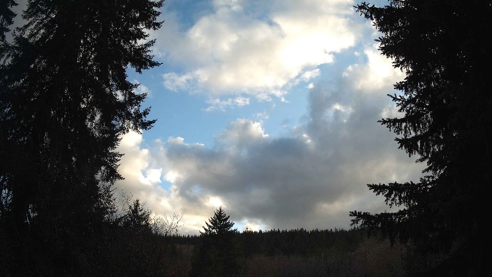 Pacific Northwest skyline timelapse frame from Apr 2nd, 2026 at 6:45 PM