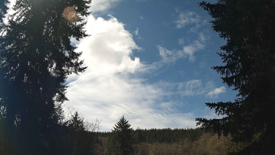 Pacific Northwest skyline timelapse frame from Apr 3rd, 2026 at 12:45 PM