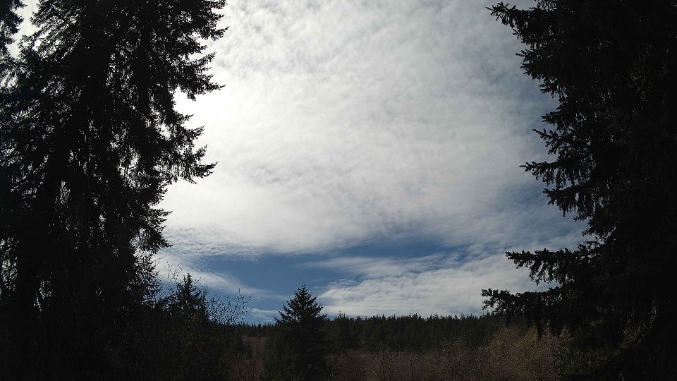 Pacific Northwest skyline timelapse frame from Apr 3rd, 2026 at 1:15 PM