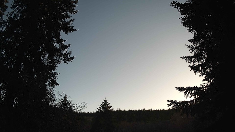 Pacific Northwest skyline timelapse frame from Apr 3rd, 2026 at 6:45 PM
