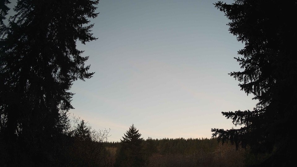 Pacific Northwest skyline timelapse on Apr 4th, 2026 at 6:45 AM