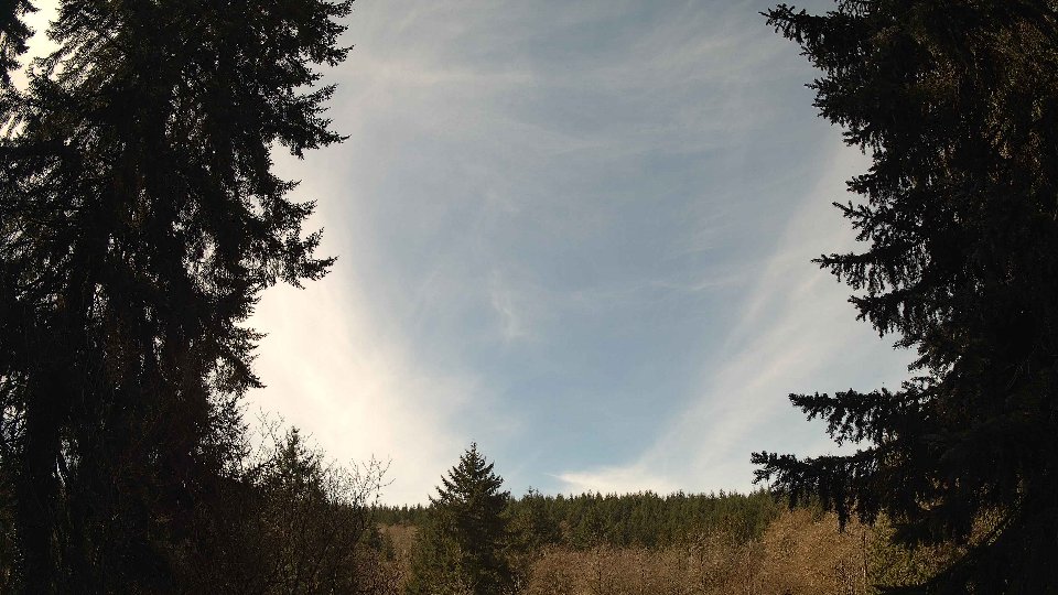 Pacific Northwest skyline timelapse frame from Apr 5th, 2026 at 11:45 AM