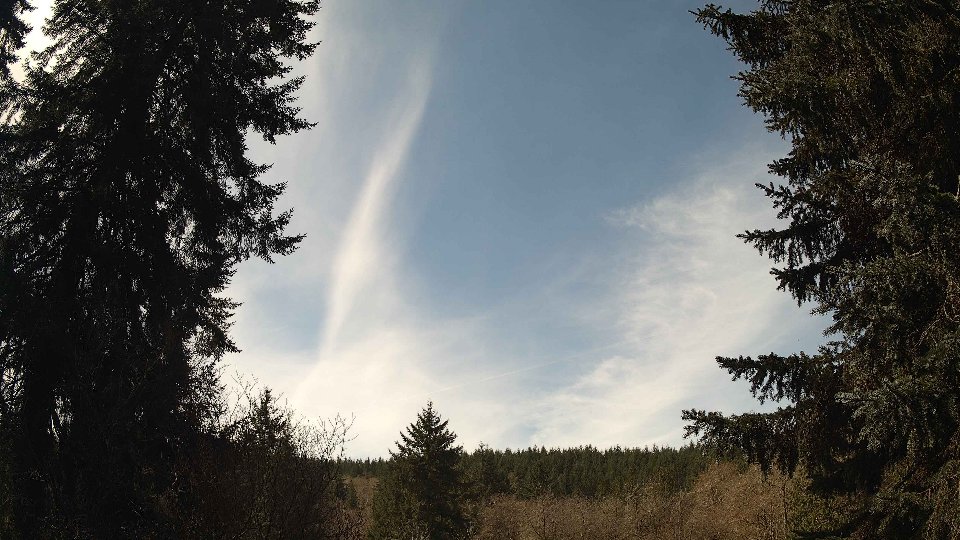 Pacific Northwest skyline timelapse frame from Apr 5th, 2026 at 12:15 PM