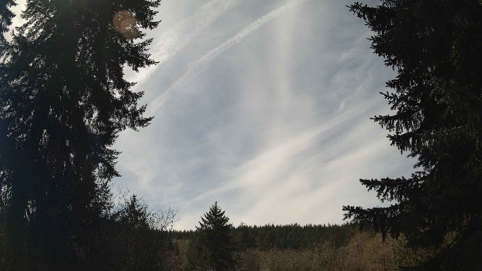 Pacific Northwest skyline timelapse frame from Apr 5th, 2026 at 12:45 PM