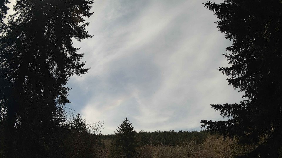 Pacific Northwest skyline timelapse frame from Apr 5th, 2026 at 1:00 PM