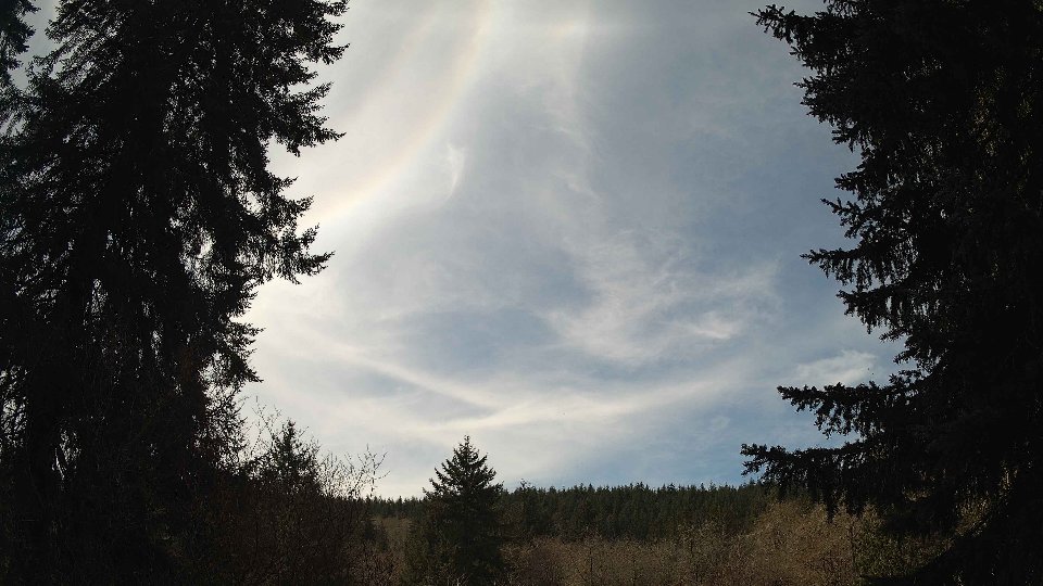 Pacific Northwest skyline timelapse frame from Apr 5th, 2026 at 1:15 PM