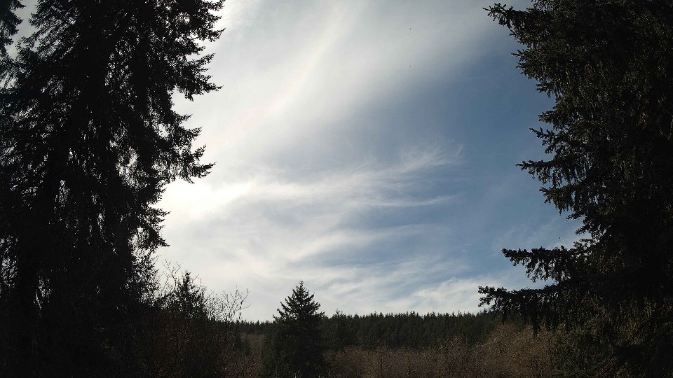 Pacific Northwest skyline timelapse frame from Apr 5th, 2026 at 1:45 PM