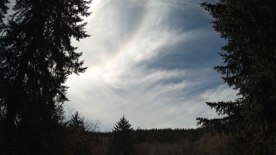 Pacific Northwest skyline timelapse frame from Apr 5th, 2026 at 2:00 PM