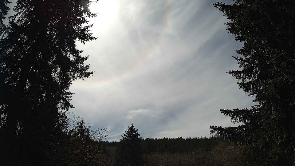 Pacific Northwest skyline timelapse frame from Apr 5th, 2026 at 2:15 PM