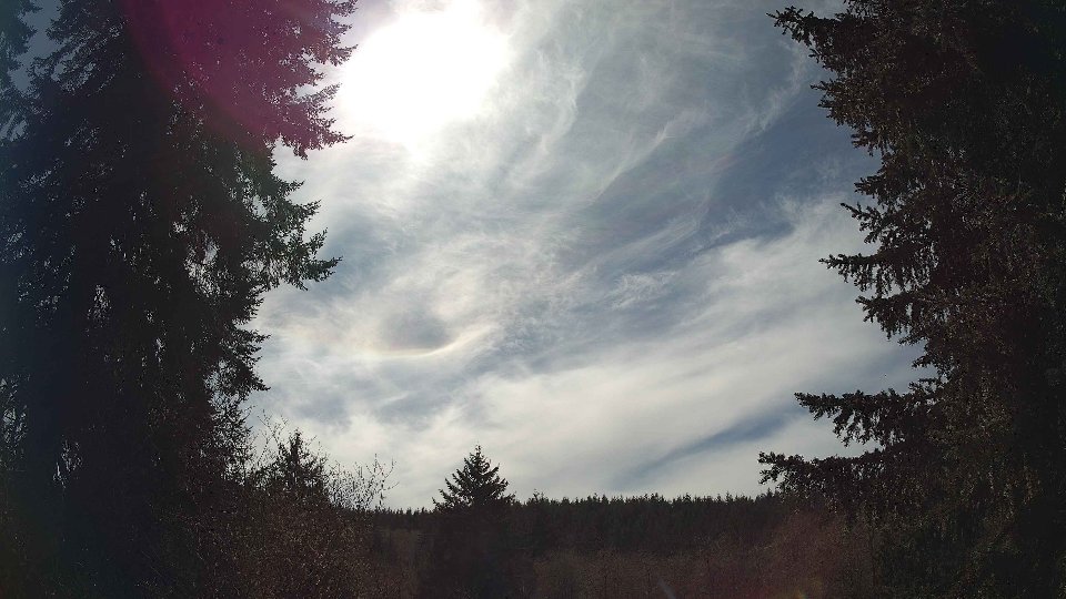 Pacific Northwest skyline timelapse frame from Apr 5th, 2026 at 2:45 PM