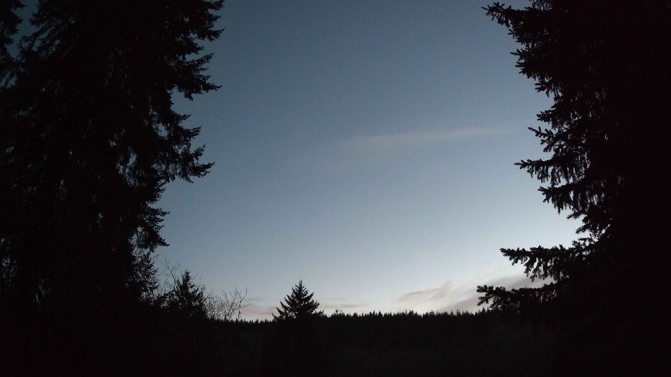 Pacific Northwest skyline timelapse frame from Apr 5th, 2026 at 8:15 PM