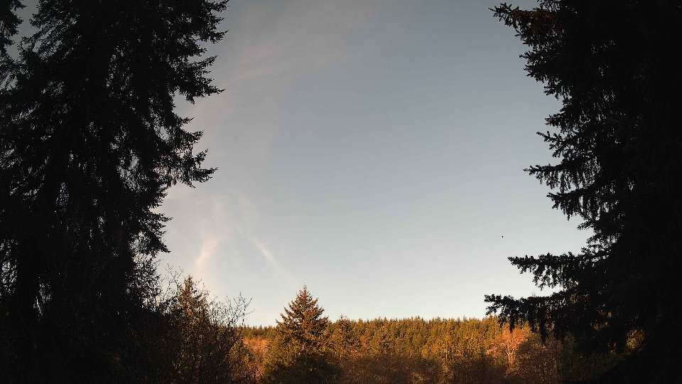 Pacific Northwest skyline timelapse frame from Apr 6th, 2026 at 7:45 AM
