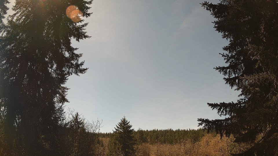 Pacific Northwest skyline timelapse frame from Apr 6th, 2026 at 12:45 PM