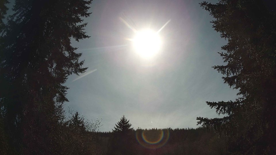 Pacific Northwest skyline timelapse frame from Apr 6th, 2026 at 3:45 PM