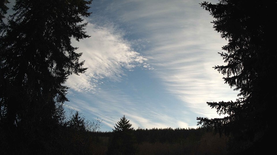 Pacific Northwest skyline timelapse frame from Apr 6th, 2026 at 6:45 PM