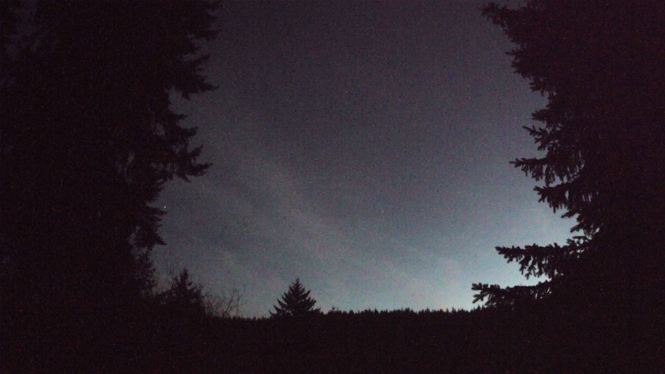 Pacific Northwest skyline timelapse frame from Apr 6th, 2026 at 8:31 PM