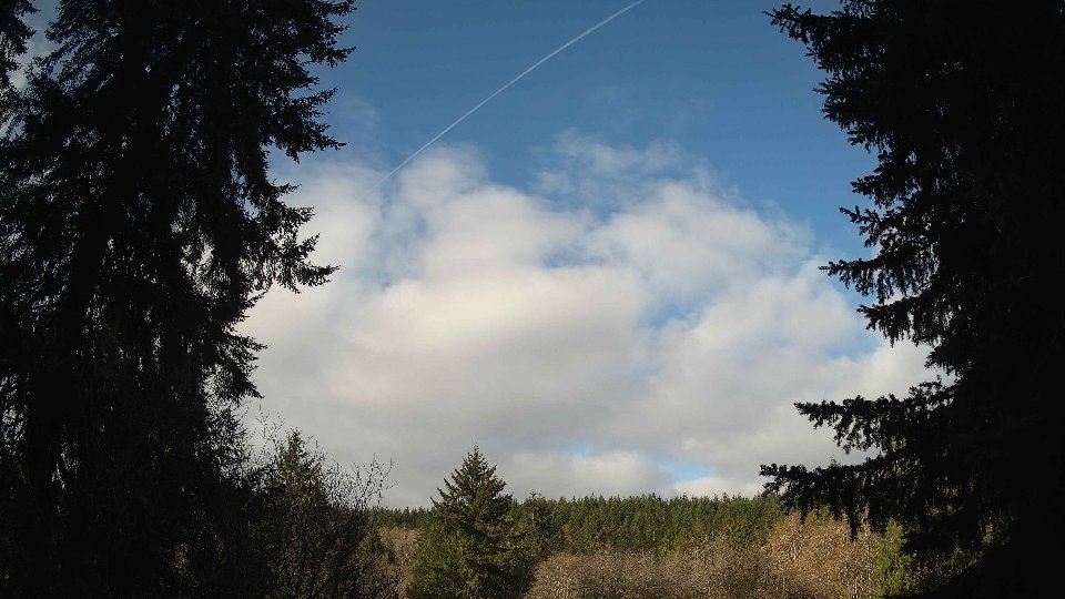 Pacific Northwest skyline timelapse frame from Apr 7th, 2026 at 8:45 AM