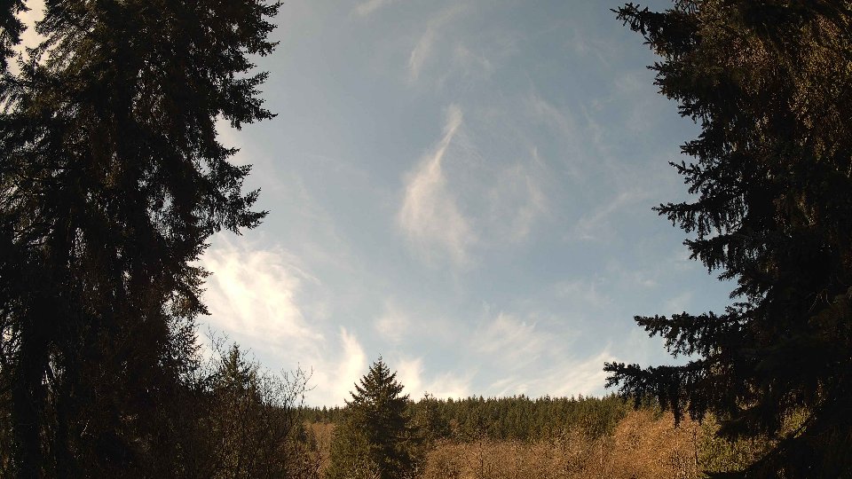Pacific Northwest skyline timelapse frame from Apr 7th, 2026 at 11:45 AM