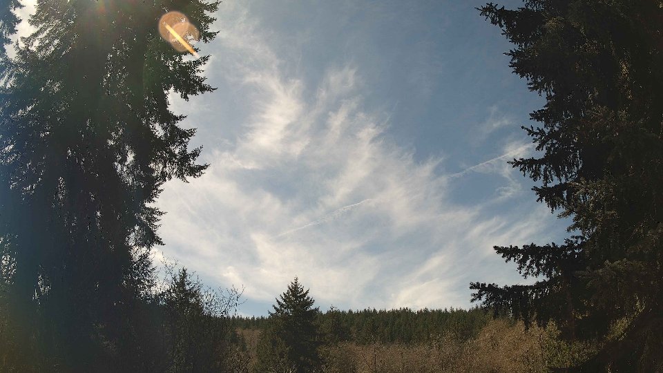 Pacific Northwest skyline timelapse frame from Apr 7th, 2026 at 12:45 PM