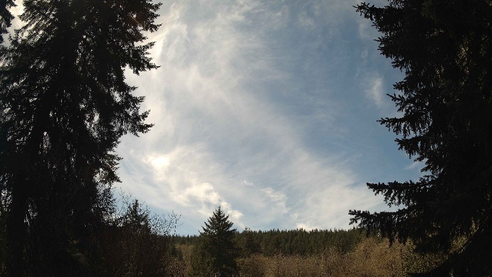 Pacific Northwest skyline timelapse frame from Apr 7th, 2026 at 1:00 PM