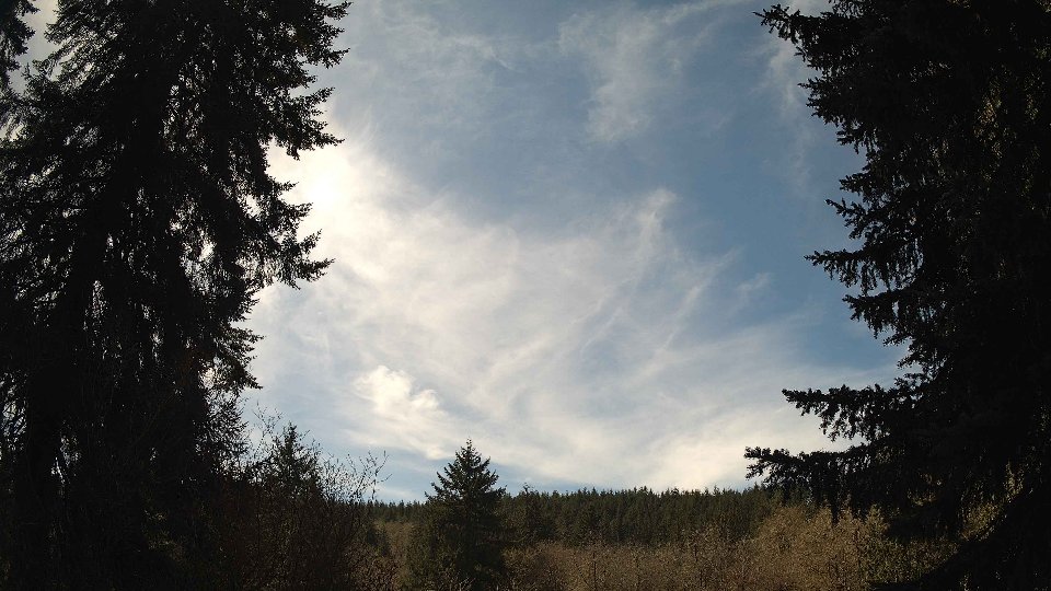 Pacific Northwest skyline timelapse frame from Apr 7th, 2026 at 1:15 PM