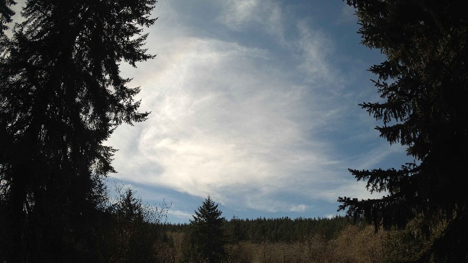 Pacific Northwest skyline timelapse frame from Apr 7th, 2026 at 1:30 PM