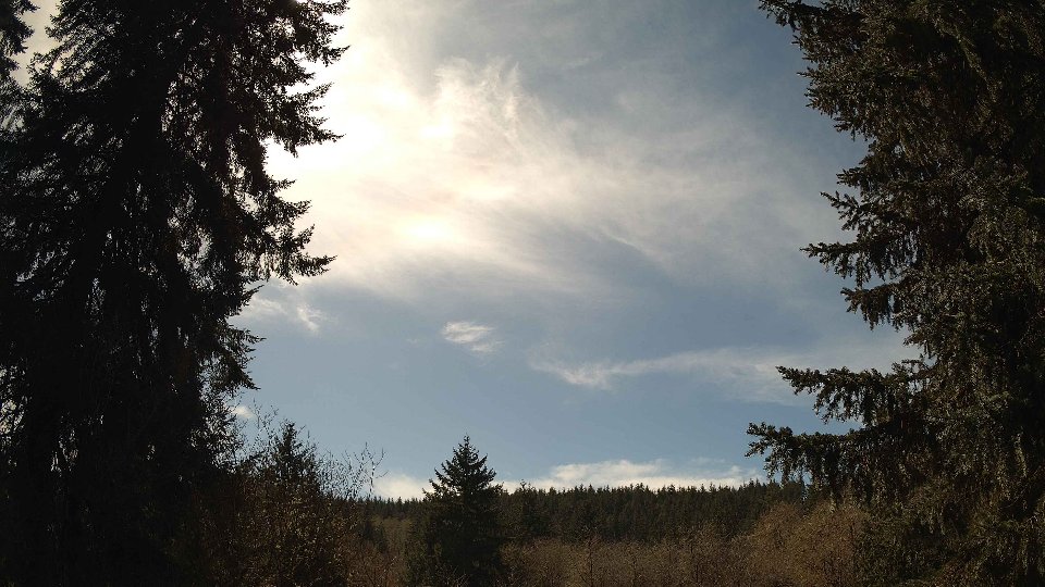 Pacific Northwest skyline timelapse frame from Apr 7th, 2026 at 2:00 PM
