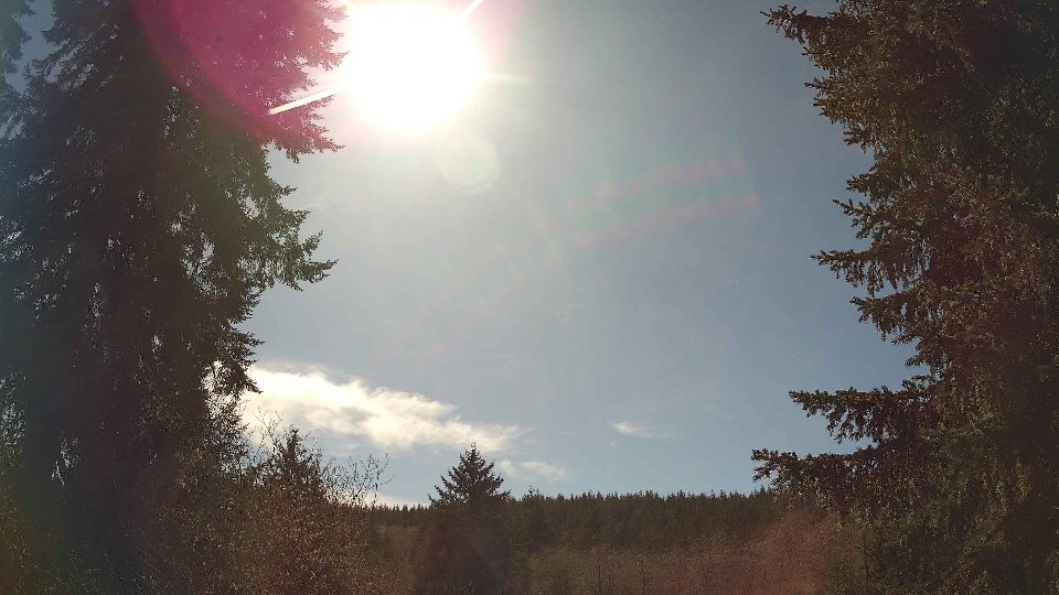 Pacific Northwest skyline timelapse frame from Apr 7th, 2026 at 2:45 PM