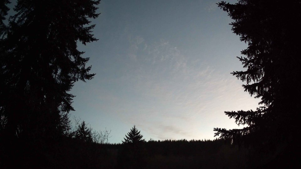 Pacific Northwest skyline timelapse frame from Apr 7th, 2026 at 8:15 PM