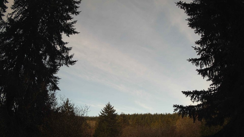 Pacific Northwest skyline timelapse on Apr 8th, 2026 at 7:30 AM