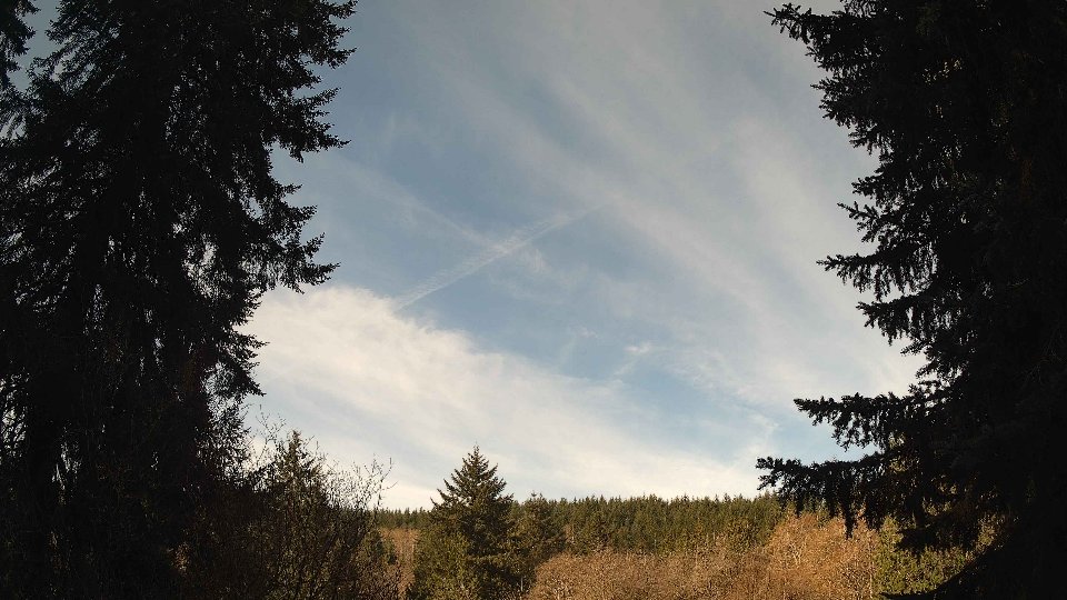 Pacific Northwest skyline timelapse on Apr 8th, 2026 at 9:45 AM