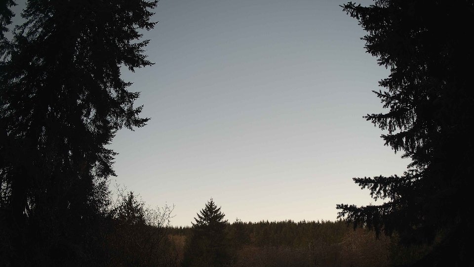 Pacific Northwest skyline timelapse frame from Apr 9th, 2026 at 6:45 AM