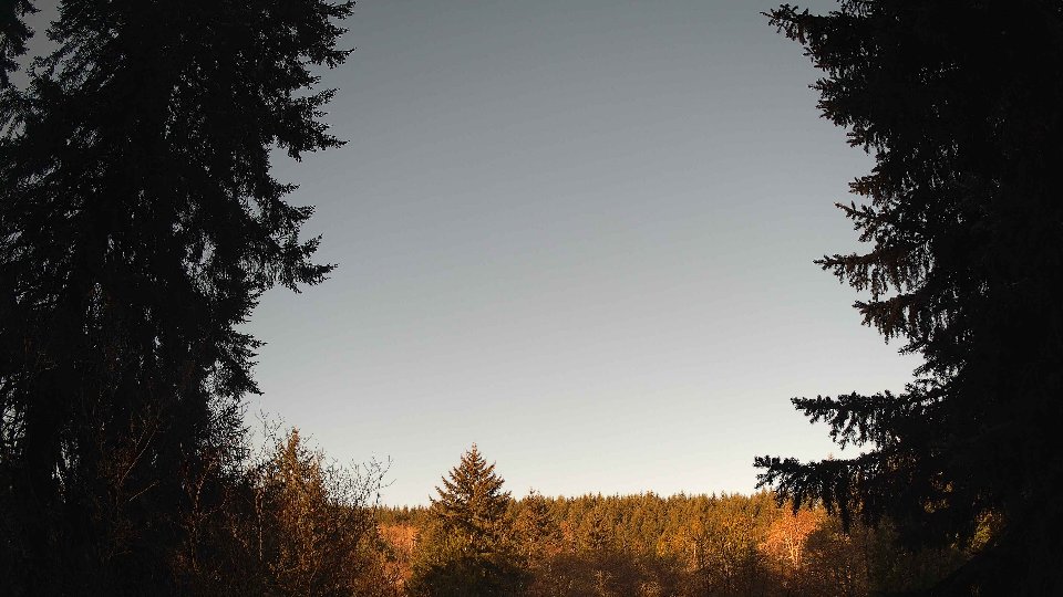 Pacific Northwest skyline timelapse frame from Apr 9th, 2026 at 7:45 AM