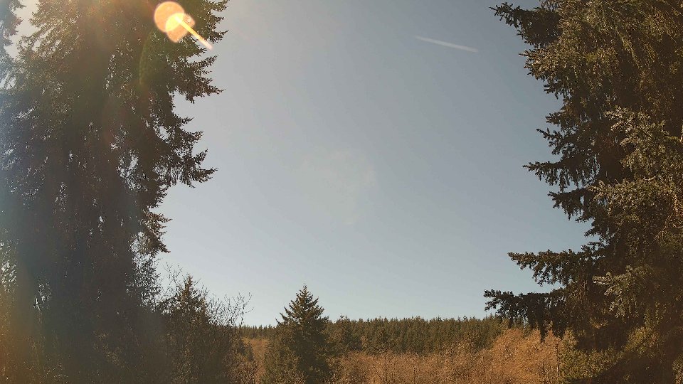 Pacific Northwest skyline timelapse frame from Apr 9th, 2026 at 12:30 PM