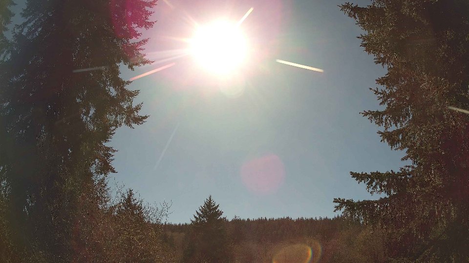 Pacific Northwest skyline timelapse frame from Apr 9th, 2026 at 3:15 PM