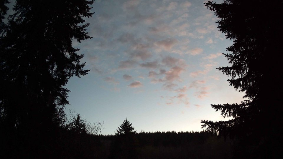 Pacific Northwest skyline timelapse frame from Apr 9th, 2026 at 8:15 PM
