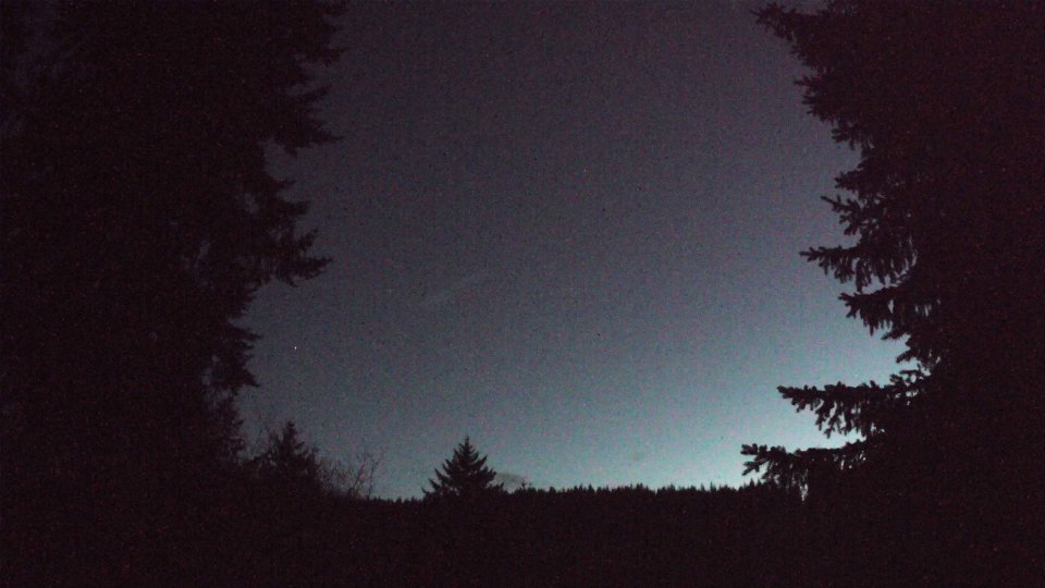 Pacific Northwest skyline timelapse frame from Apr 9th, 2026 at 8:35 PM
