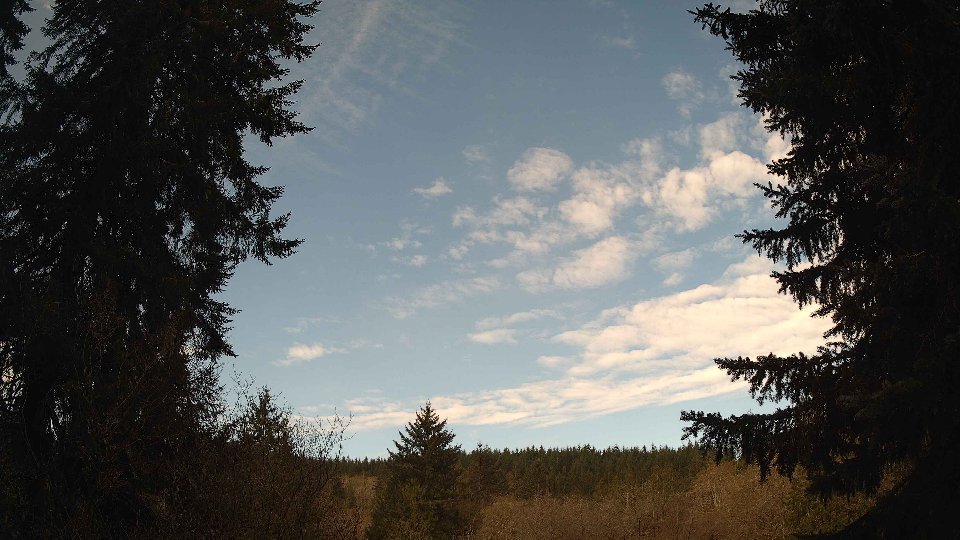 Pacific Northwest skyline timelapse frame from Apr 10th, 2026 at 9:00 AM