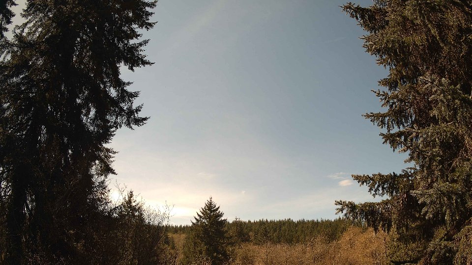 Pacific Northwest skyline timelapse frame from Apr 10th, 2026 at 12:15 PM