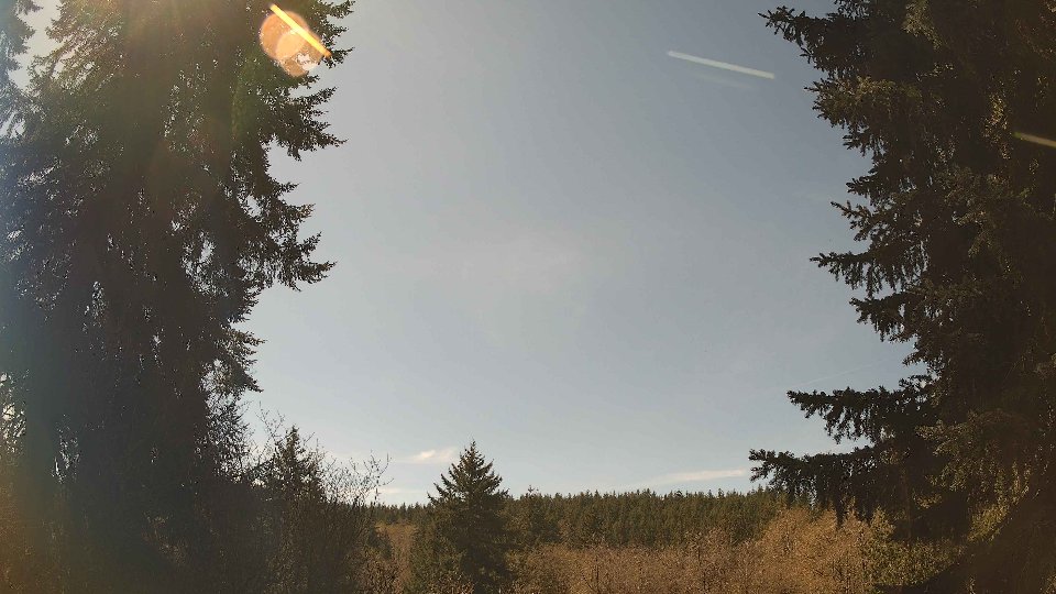 Pacific Northwest skyline timelapse frame from Apr 10th, 2026 at 12:45 PM