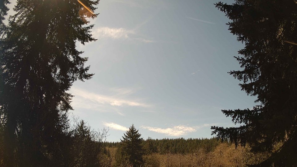 Pacific Northwest skyline timelapse frame from Apr 10th, 2026 at 1:00 PM