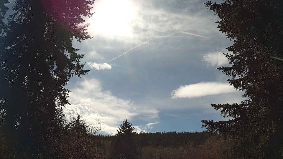 Pacific Northwest skyline timelapse frame from Apr 10th, 2026 at 2:45 PM