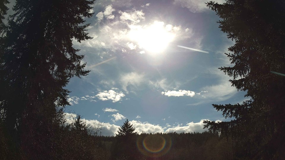 Pacific Northwest skyline timelapse frame from Apr 10th, 2026 at 3:45 PM