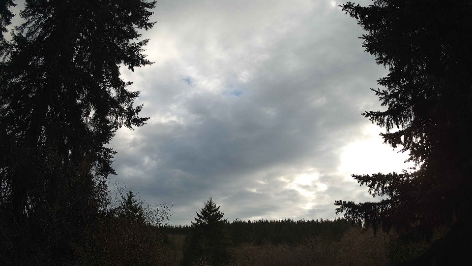 Pacific Northwest skyline timelapse frame from Apr 10th, 2026 at 6:15 PM