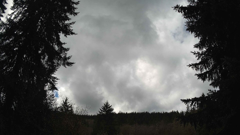 Pacific Northwest skyline timelapse frame from Apr 11th, 2026 at 1:15 PM